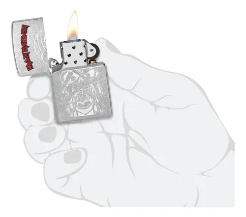 Isqueiro Zippo Iron Maiden Design Prateado Zp48667 | MercadoLivre