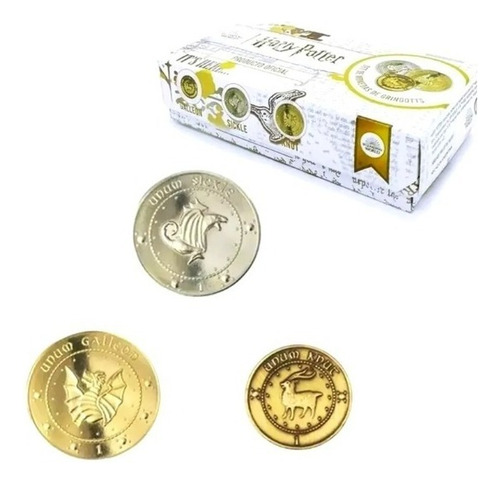 Set 3 Monedas Gringotts - Harry Potter