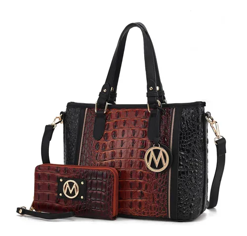 comprar Bolsa Tote Mkf Collection Lizza Con Relieve Para Mujer