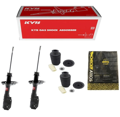 Amortecedor Kyb Honda Fit 2015 Ate 2019 C/ Kit Axios