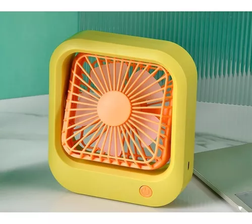 Ventilador pequeño de plástico para escritorio, Mini ventilador