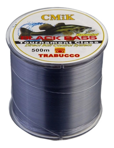 Linha Pesca Monofilamento Nylon 500 Mt 0,30mm Cor Cinza