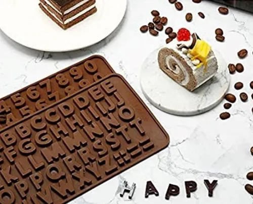 Molde Silicona Abecedario Letras Fondant Chocolate Gomas