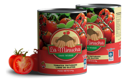 Tomate Triturado La Minucha Lata 8kg Sin Tacc