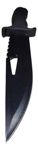Cuchillo táctico de supervivencia y combate militar Rambo con funda