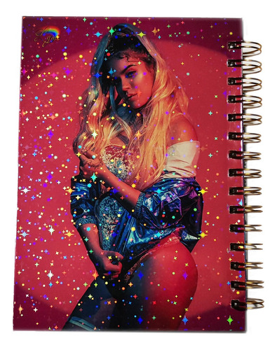 Karol G Pack Holografico Cuaderno Polaroid Stickers Y Más
