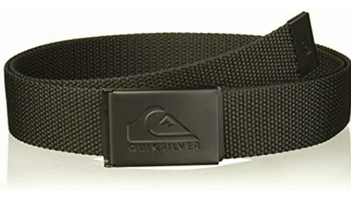 Quiksilver Cinturón Principal Schwack Para Hombre, Negro,