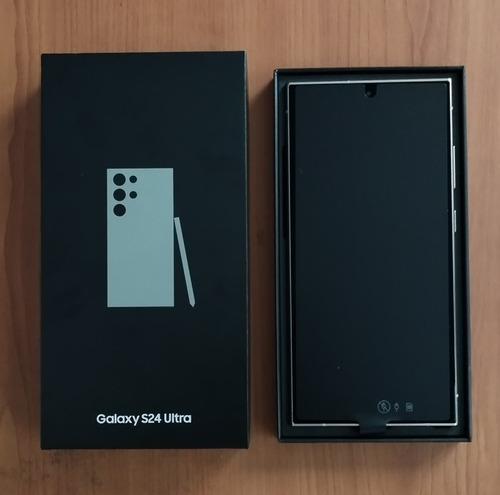 Samsung Galaxy S24 Ultra 5g Dual Sim Ram 1 Terabyte / 12 Gb Interna, Gris Titanio, Incluye Funda Protectora. (Usado)