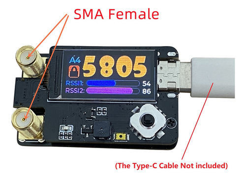 Módulo Receptor De Antena Dual Esp32 Rx5808 5.8g Para Skyz