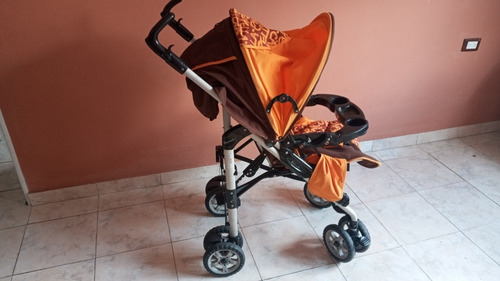 Coche Para Bebes Capella Color Naranja