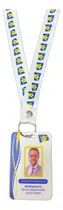 Comprar Cinta Llavero Porta Credencial Personalizada Blanco
