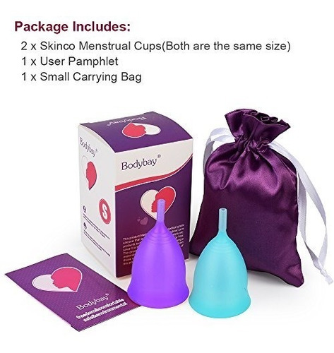 Bodybay Copa Menstrual Con Garantía Estupendo, Juego De 2