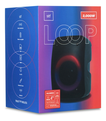 Bocina Inalámbrica Stf Loop 4 Pulgadas
