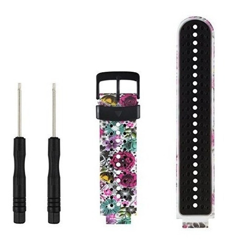 Malla Para Garmin Forerunner Floral