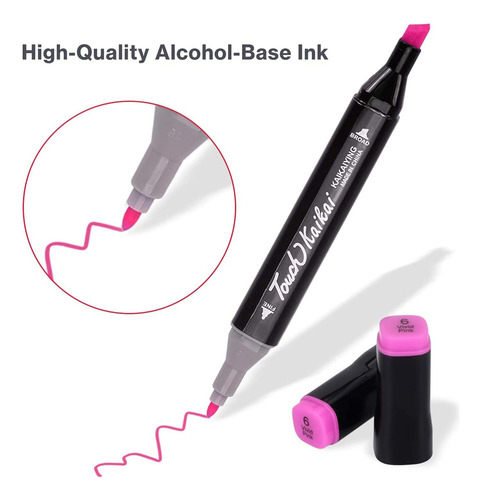 Art Marker Set 80 Color Dual Tip Marcadores De Boceto P...