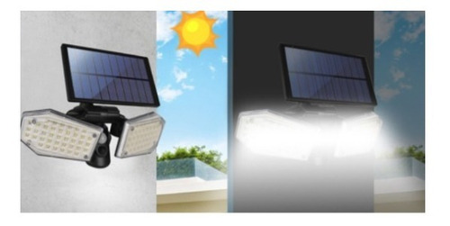 Luz Solar Exterior 78 Led Con Sensor De Movimiento/seguridad