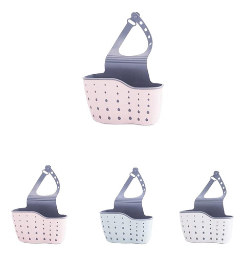Imagen 6 de 7 de 4 Porta Esponjas Soporte Organizador Cocina Jabon Escurridor