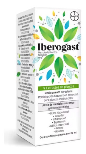 Iberogast Mezcla De Plantas Solucion Oral 20ml