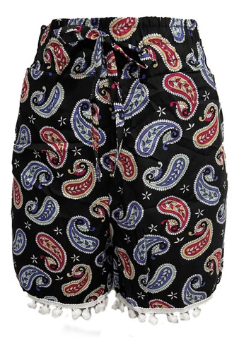 Short Mujer Playa Secado Rapido Casual Verano Tallas Grandes