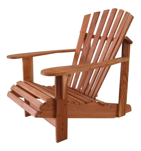 Imagen 7 de 8 de Sillón Adirondack Reposera Banco De Madera Para Jardín