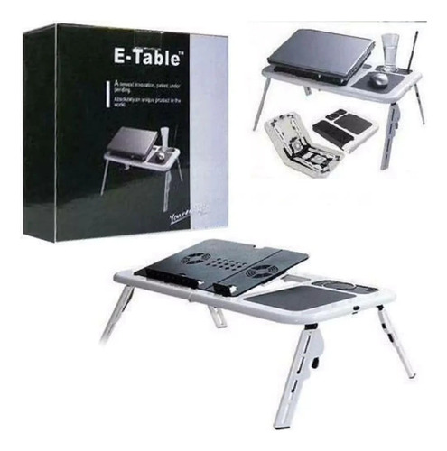 Mesa Portátil Notebook Laptop Plegable Con Ventiladores