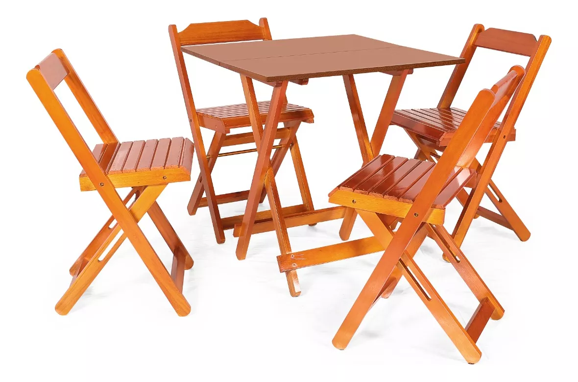 Primeira imagem para pesquisa de jogo de mesa com 4 cadeiras de plastico moderna