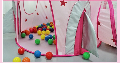 Imagem 9 de 9 de Toca Barraca Infantil 3 Em 1 Com Tunel Frete Grátis