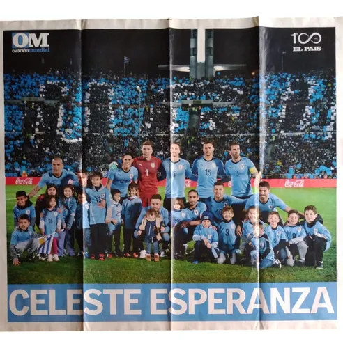 Lamina,poster,seleccion Uruguaya De Futbol,ovacion,el País (Usado)