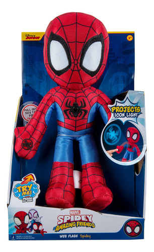 Spidey And His Amazing Friends Web Flash Spidey - Peluche D.