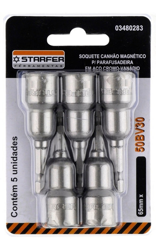 05 Soquete Canhao Magn.starfer 10mm - 5829