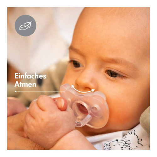 Imagen 3 de 7 de Chupón De Silicona 0/6 Meses (2 Unidades) 101042286 Medela