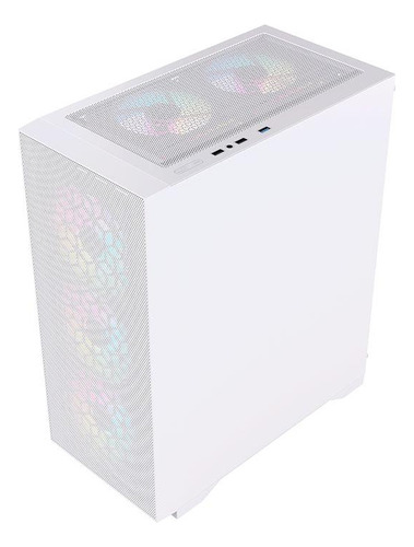 Gabinete Gamer Acegeek Shield D440 Mid-tower Lat De Vidro Wh