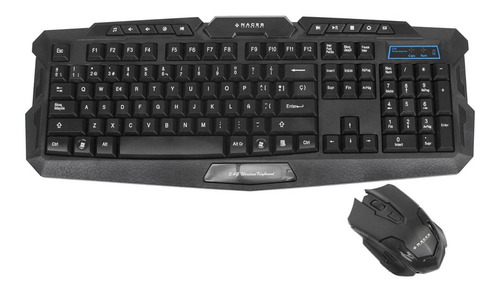 Naceb Na-613 Kit De Teclado Y Mouse Rf Inalambrico Negro