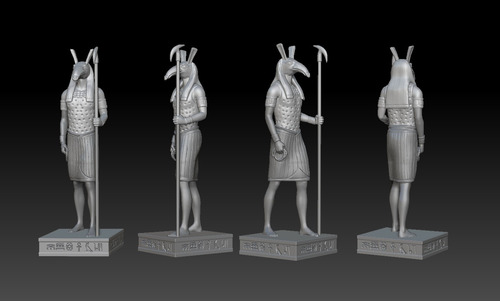 3dbauerstudio Dios Seth Egipcio Archivo Stl Imp 3d Estatua