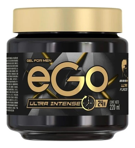 2 Pza Gel Para Cabello Ego Ultra Intense 220 Ml