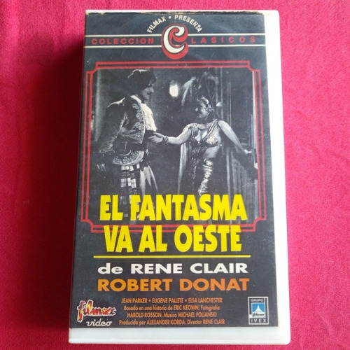 El Fantasma Va Al Oeste 1936 (clans) Vhs Cassette Impecable
