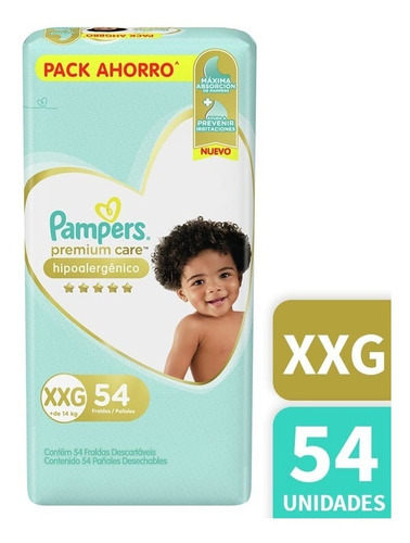 Pampers Premium Care, Pack Ahorro!!!! Género Sin género Tamaño XXG