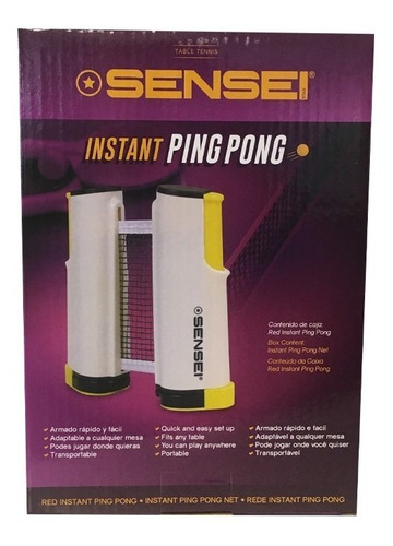 Imagen 3 de 5 de Red Instant Ping Pong Sensei Tenis De Mesa Pingpong