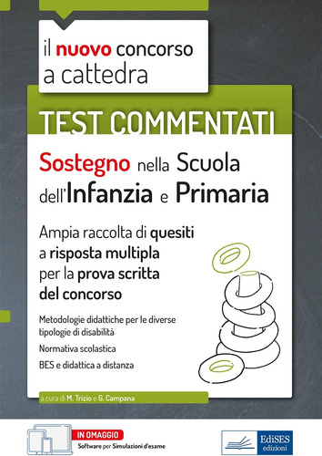 Libro: Test Commentati Sostegno Nella Scuola Dell Infanzia E