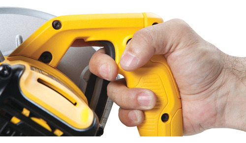 Imagen 5 de 8 de Sierra circular eléctrica DeWalt DWE560 184mm 1400W amarilla 127V