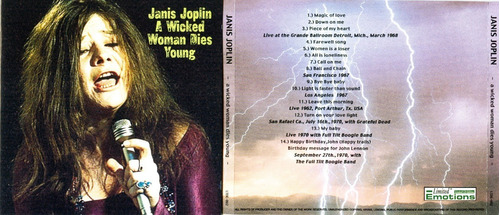 Janis Joplin Cd A Wicked Woman 68-70 Europeo Cerrado C/envio