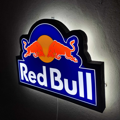 Red Bull Cartel Luminoso Led Energizante Deco Bar