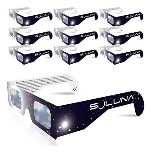 Gafas Soluna Solar Eclipse - Sombras Seguras Con Certificaci