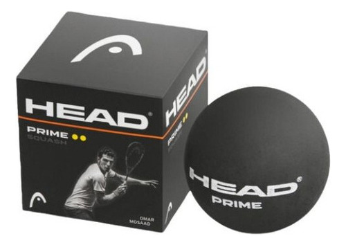 Pelota Squash Head Prime Squash Ball Caja 12 Pz Negro Talla