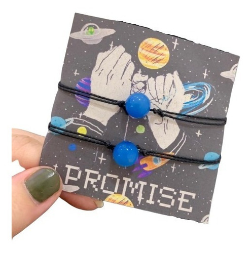 Conjunto De Pulseiras Promise - Brilha No Escuro