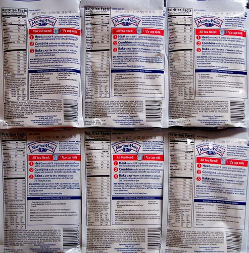 Martha White Muffin Mix Variety Sampler Paquete De Seis Mezc