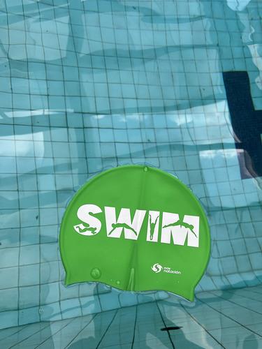 Gorra De Natación Swim Rosa Masnatacion Verde Lisa Unitalla