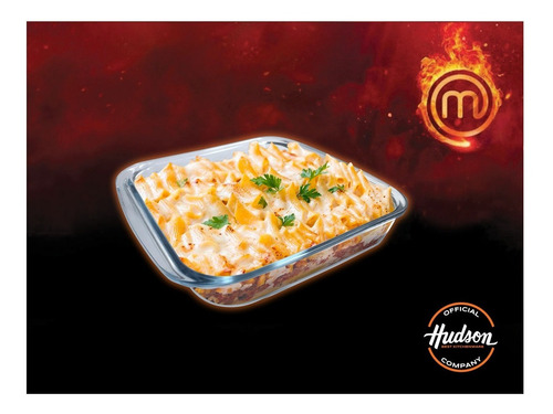 Asadera Vidrio Templado Hudson Cuadrada Horno 24x21x5 Cm