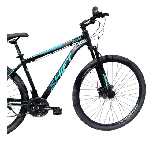 Bicicleta Mtb Rodado 29 Shift Rebel 21v Disco Mecánico Celeste M