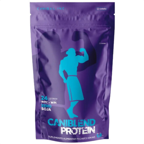 Caniblend Protein 24g Proteína Bcaa Glutamina Canibal 1,8kg